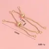 Accesorios para Joyería DIY Cadena de Extensión Cadena de Tirar de Silicona Ajustable Pulsera DIY Hecha a Mano Collar Cadena Universal Retráctil
