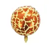 Nuevo lindo animal del bosque leopardo león elefante tema globo de película de aluminio suministros de decoración para fiesta de cumpleaños al por mayor