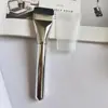 Pincel de Base Sem Costura em Forma de Meia-Lua, Pincel de Maquiagem de Cabeça Plana, Pincel para Máscara de Argila, Ferramenta de Beleza