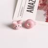 Forma linda de Totoro cuentas perforadas cuentas sueltas cerámica Joyería pendientes pulsera material hecho a mano accesorios DIY al por mayor