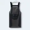 Impermeável e à Prova de Óleo Anti-incrustante Sem Lavagem e Limpo TPU Avental Feminino Cozinha Doméstica Macacão de Cozinha Resistente à Sujeira Cintura Masculina