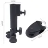 Suporte para Guarda-chuva de Golfe Fácil de Instalar Plástico Preto Ângulo Ajustável Barril para Guarda-chuva Acessórios para Carrinho de Golfe