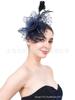 Amazon popular tocado de plumas Horquilla de flores diadema tocado de doble uso fiesta de hipódromo escenario accesorios para el cabello venta al por mayor