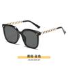 Gafas de Sol Polarizadas Gm con Patillas de Cadena Metálica, Protección Solar, Protección UV, Sensación de Alta Gama, Gafas de Sol para Conducir