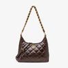 Bolsa de Ombro para Mulheres 2026 Novo Estilo de Moda Pequena Estilo Chanel Acolchoada Couro Macio Bolsa de Corrente com Sensação de Luxo, Bolsa Pequena de Ombro Único Transversal