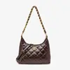 Novedad 2025 Bolso Hobo de Piel de Oveja para Debajo del Brazo Cadena Gruesa de Lujo Ligero Bolso Rombo DIY Bolso de Hombro Único Bolso Mensajero de Gama Alta para Mujer