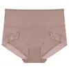 Ropa Interior Sin Costuras de Seda de Hielo para Mujer Talla Grande Transpirable Alta Elasticidad Control de Abdomen Levanta Glúteos Cintura Alta Entrepierna de Algodón Puro Bragas para Mujer