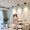Downlight de Superficie Sin Luz Principal Iluminación de Sala de Estar Cuadrado Pasillo Balcón Lámpara de Techo Foco LED Sin Abertura Luz Audaz