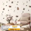 Adesivos de Parede Autoadesivos à Prova d'Água e de Mofo Estilo Graffiti Desenho Animado Ins para Casa Quarto de Dormitório Parede Móveis Renovação Papel de Parede