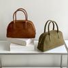 Bolso Retro de Otoño e Invierno para Mujer, Gran Capacidad, Diseño de Nicho, Bolso Tote Boston Versátil de Gamuza, Estilo para Viajes Diarios