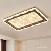 Luz de Techo con Control de Voz Simple para Dormitorio Sala de Estar Protección Ocular Lámpara para Estudio Iluminación del Hogar Lujo Redondo Luminaria para Habitación Hierro