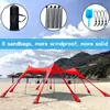 Carpa Canopy de Camping Costera Transfronteriza, Parasol de Playa, Tienda Portátil, Refugio Solar para Pesca al Aire Libre