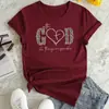 Camiseta Redonda de Verano para Mujer Moda Manga Corta Estampado de Leopardo Moda Ropa Holgada Camiseta de Fiesta para Dama