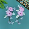 2025 Novo Antigo Original Feito à Mão Fada Flor Roxa Flor Quente Acessórios de Cabelo Grampo de Cabelo Cheongsam Hanfu Adorno de Cabeça