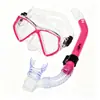 Máscara de Snorkel, Set de Tubo de Respiración Completamente Seco, Gafas de Natación para Adultos, Gafas de Buceo Antivaho