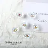 Nova Joia para Nail Art com Pérola Imitação Barroca Pintada em Spray com Diamantes Estéreo Versátil Concha Coração Diamante Acessórios de Unha Vestíveis