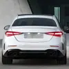 Adequado para o Novo Lábio Traseiro e Ponteira de Escape da Classe C da Mercedes-Benz W206 Sedã Modificado C43Amg Lábio Traseiro e Ponteira de Escape Quatro Saídas Pequeno Kit de Encaixe