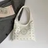 Bolsa Feminina da Moda, Bolsa de Ombro Retro Nicho, Nova Bolsa Tote Estilo Coreano Primavera 2026, Bolsa de Ombro Casual de Grande Capacidade