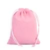 Bolsa de franela negra con cordón en la cintura para empaquetar joyas, bolsa de almacenamiento a prueba de polvo para joyas de franela, venta al por mayor