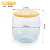 Banqueta Multifuncional de Armazenamento Caixa de Armazenamento Transparente Empilhável Portátil Recipiente para Armazenamento de Brinquedos de Pelúcia Banqueta Externa