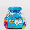 Brinquedo Transfronteiriço para Crianças Desenho Animado Animal Boneca Silicone Macio Blocos de Construção Sucção Música Grudento Educação Infantil Educacional Ventosa Brinquedo