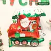 Nuevos Globos de Papel de Aluminio de Navidad Árbol de Navidad Grande Papá Noel Decoración Festiva Sala de Estar Decoraciones de Globos para Nochebuena