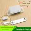 Sucção magnética de plástico branco/sucção de armário/toque de porta/toque magnético de armário/sucção de porta de móveis/acessórios de ferragens para móveis vendas diretas