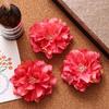 Cabeça de Flor de Peônia Simulada Tecido Flor Falsa Decoração DIY Feito à Mão Acessórios de Cabelo Estilo Antigo Acessórios de Cocar Flores de Decoração de Casamento
