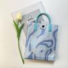 2024 Nuevo Bolso para Teléfono Móvil de Punto de Dibujos Animados Dopamina para Mujer Estilo Coreano Combinable Bolso de Hombro Bolso Cruzado Bolso de Mano de Punto