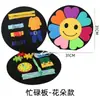 Materiales Educativos Montessori Personalizados Tablero de Actividades Bolso Cruzado Bolso de Mano Infantil Montessori Juguete de Entrenamiento Libro de Actividades
