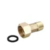 Conector de Hidrômetro de Aço Inoxidável 1/2 Polegada, 3/4 Polegada, 1 Polegada Material Totalmente de Cobre União Pré-Medidor Conexão Rosqueada Tipo Rotor