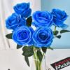 Flor artificial rosa flor seda flor decoração de casamento ornamentos florais flor artificial falsa flor onda bola fabricantes atacado
