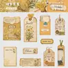 Pegatinas Retro Story Serie Etiqueta de Tiempo Vintage Desgastado Decorativas DIY para Diarios 10 Hojas 6 Diseños