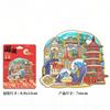 Ímã de geladeira de Yantai cidade de madeira tridimensional criativo presentes de cozinha atrações turísticas culturais e criativas souvenirs de metal