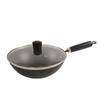 Olla de Hierro Popular Transfronteriza Mini Pequeña, Wok Pequeño, Olla de Cocina para el Hogar, Olla sin Recubrimiento, Olla de Barriga Grande Estilo Antiguo