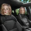 Funda para Reposacabezas de Coche, Estilo Belleza Retro Estampado Personalizado, Funda Universal para Almohada de Coche, Se Puede Etiquetar y Hacer por Encargo con Tu Propia Imagen