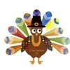 Suministro Directo de Fábrica Pavo de Acción de Gracias DIY Decorativo Creativo para Niños Paquete de Materiales DIY Pavo al por Mayor