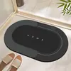 Alfombrillas de suelo para baño de tierra de diatomeas personalizadas, alfombras para puerta de entrada, cocina, sala de estar, resistentes al desgaste, absorbentes de agua, antideslizantes al por mayor