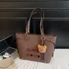 Bolso Tote Retro de Letras de Alta Gama Nuevo 2026 para Mujer, Bolso de Hombro de Gran Capacidad, Bolso de Mano Moderno y Versátil para el Trabajo y los Viajes Diarios