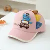 Gorra de Béisbol Infantil de Dinosaurio de Dibujos Animados Primavera y Verano Niños y Niñas Sombrero de Sol para Bebé Sombrero de Sol para Todas las Estaciones Venta al por Mayor
