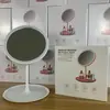 [Exclusivo transfronterizo] Espejo de tocador LED de escritorio, portátil a batería, espejo de escritorio para dormitorio de estudiante