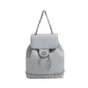 Mochila de Cadena Estilo Chanel Más Vendida para Mujer 2025 Nueva Mochila de Moda Bolso Versátil Bolso Cubo