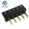 Conector de batería horizontal de gran corriente, asiento macho de 90 grados, fibra de vidrio, cerradura de puerta inteligente para el hogar, alta corriente 2p/3p/4p/5p