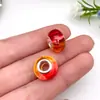 1 Série Vermelha Contas Coloridas de Resina Ponto Redondo Diamante Contas com Furo Grande Pulseira DIY Feita à Mão Contas de Pulseira Acessórios de Joalheria