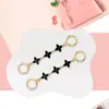 Bolsa de Mahjong Cadena de Extensión Metálica Bolsa de Modificación para Axila con Cadena Luna Camelia Trébol de Cuatro Hojas Correa de Hombro de Extensión Accesorios