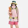Jaqueta Soft Shell Outdoor Estilo Igual Niaojia para Mulheres, Jaqueta Funcional à Prova de Vento e Três Provas para Homens, Jaqueta com Capuz Casual para Montanhismo, Estilo Moderno