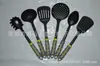 899157842 nylon silicone aço inoxidável utensílios de cozinha conjunto de 7 peças
