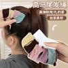 Cuerda para el pelo de jacquard gruesa y ancha para mujer 2025 Nueva banda para el pelo con sensación de piel, alta elasticidad, duradera, para verano