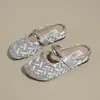 Zapatos Planos Casuales Versátiles Tejidos sin Cordones para Mujer para el Trabajo, Nuevos Mocasines Cómodos, Sandalias para Uso Diario, Estilo Francés 2026