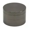 Popular Transfronterizo 63mm50mm40mm Cuatro Capas Plano Aleación de Zinc Molinillo de Humo Multicolor